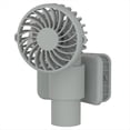 thumbnail image 1 of Mini Ventilador Portátil Multifuncional con Clip, Recargable por USB, 1000 MAh, 3 Velocidades, Silencioso, para Paraguas de Viaje., 1 of 8