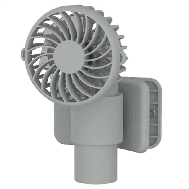 Mini Ventilador Portátil Multifuncional con Clip, Recargable por USB, 1000 MAh, 3 Velocidades, Silencioso, para Paraguas de Viaje.