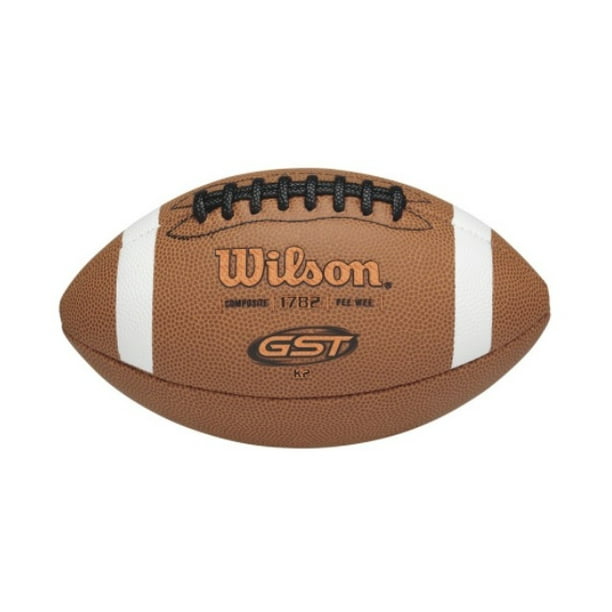 Wilson GST Composite Leather Football, Pee Wee Size