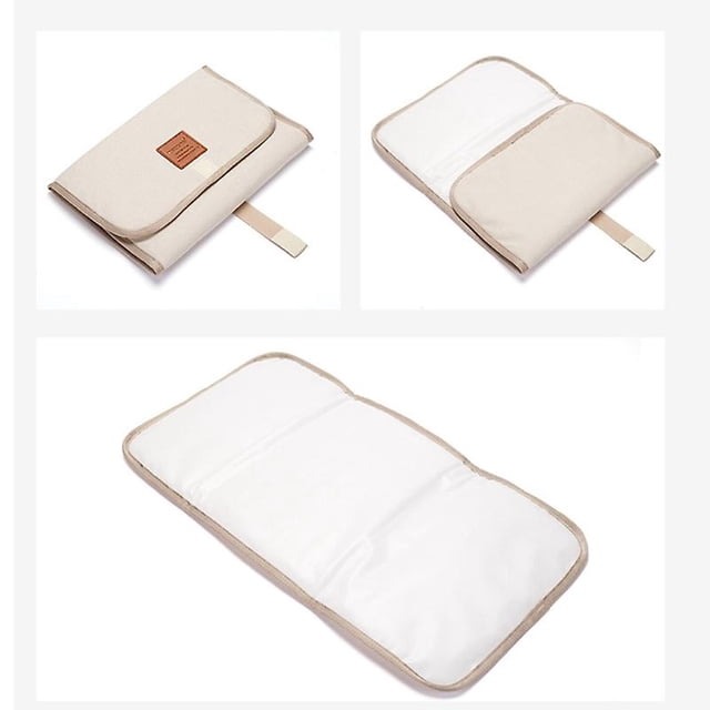 Cambiador de pañales plegable para bebé, impermeable, cambiador de pañales para recién nacidos, hoja de cambio de pañales portátil de viaje LingWen 9024715578488