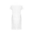 thumbnail image 4 of Womens Nightgowns Plus Size Casual Sleep Dress Women's Plus Heart Print Short Sleeve Round Neck Medium Stretch Loose Nightdress Valentine's Day Nightdress, 4 of 4