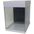 thumbnail image 1 of Aquarium à Poissons avec Télécommande LED Cubey 3 gal, Blanc, 1 of 1