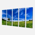 thumbnail image 2 of Spring Landscape Green Fields - Landscape Canvas Art Print, 2 of 3