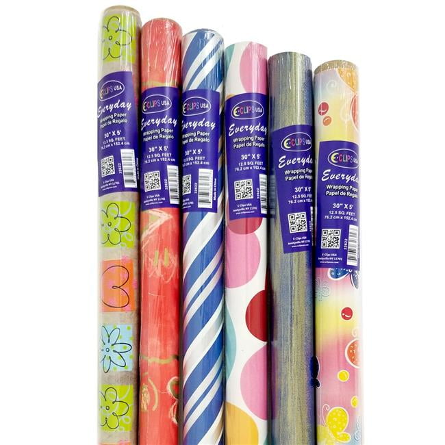 wrapping paper clips