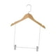 thumbnail image 1 of Perchas de madera para abrigos, armario, organizador de ropa, antideslizante, duradero, con ranuras para los hombros, gancho giratorio de 360 grados, para ropa de mujer SM SunniMix percha para pantalones, 1 of 8
