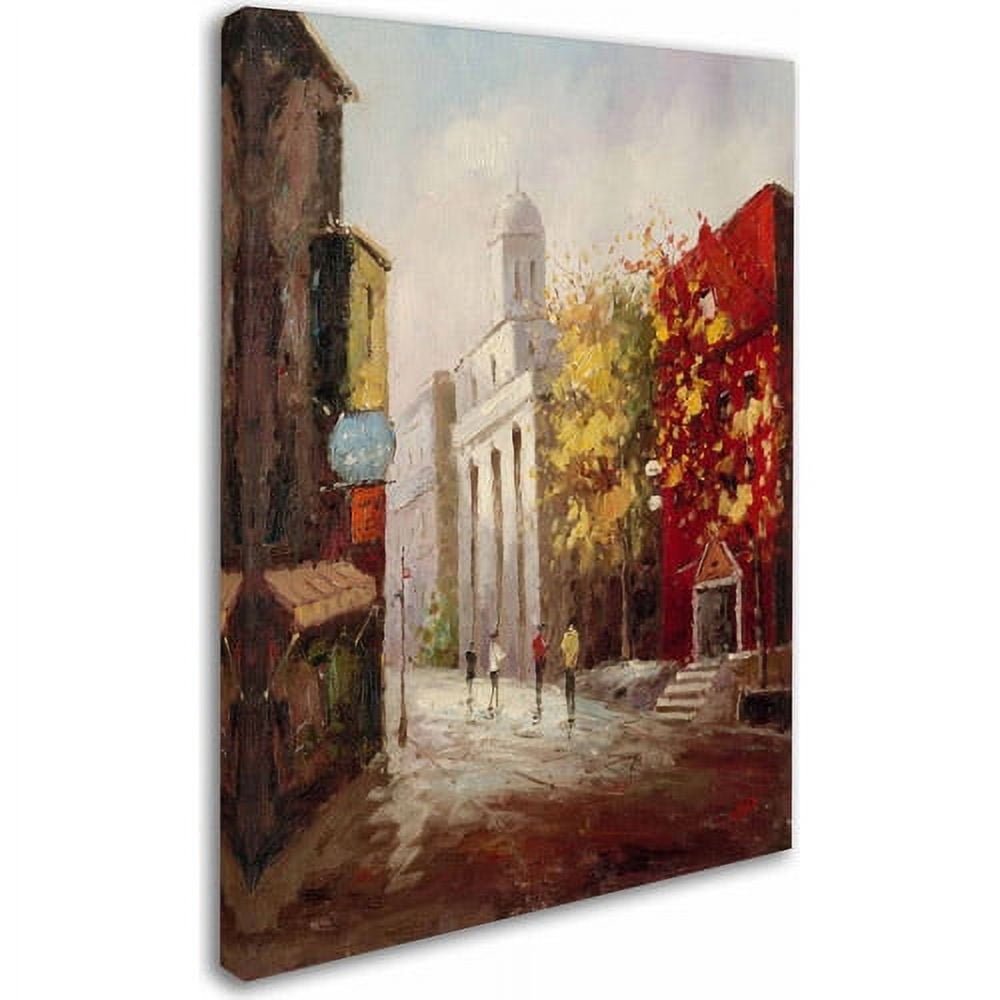 Trademark Fine Art "Sunday Morning in Bari Italy" Canvas Art by Rio