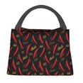 thumbnail image 1 of Lukts Sac à Lunch Motif Piment Chaud pour Hommes Femmes Boîte à Lunch Isolée Mini Boîte à Lunch Sac Isotherme Portable, Sac à Collation Réutilisable, 1 of 6