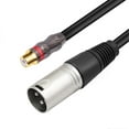 thumbnail image 3 of 30cm RCA Female to 3Pin XLR Male Converter Cable Audio Adapter Cable, 3 of 5