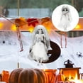 thumbnail image 4 of TABLZONE Spooky Sculpture Skeleton Bride Decoration White Plastic 1Pack, 4 of 7