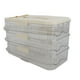 thumbnail image 4 of Caja de almacenamiento de huevos con registro de tiempo, organizador automático de huevos rodantes, contenedor de almacenamiento de huevos para refrigerador, 4 of 12
