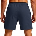 thumbnail image 4 of Men's Athletic Workout Shorts Comfort Lightweight Gym Running Shorts with Zip Pocket, 4 of 4
