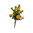 thumbnail image 4 of WLPZXP Artificial Camellia Tree 34.65inch Sturdy with Spike for Home Wedding Garden Yellow, 4 of 9
