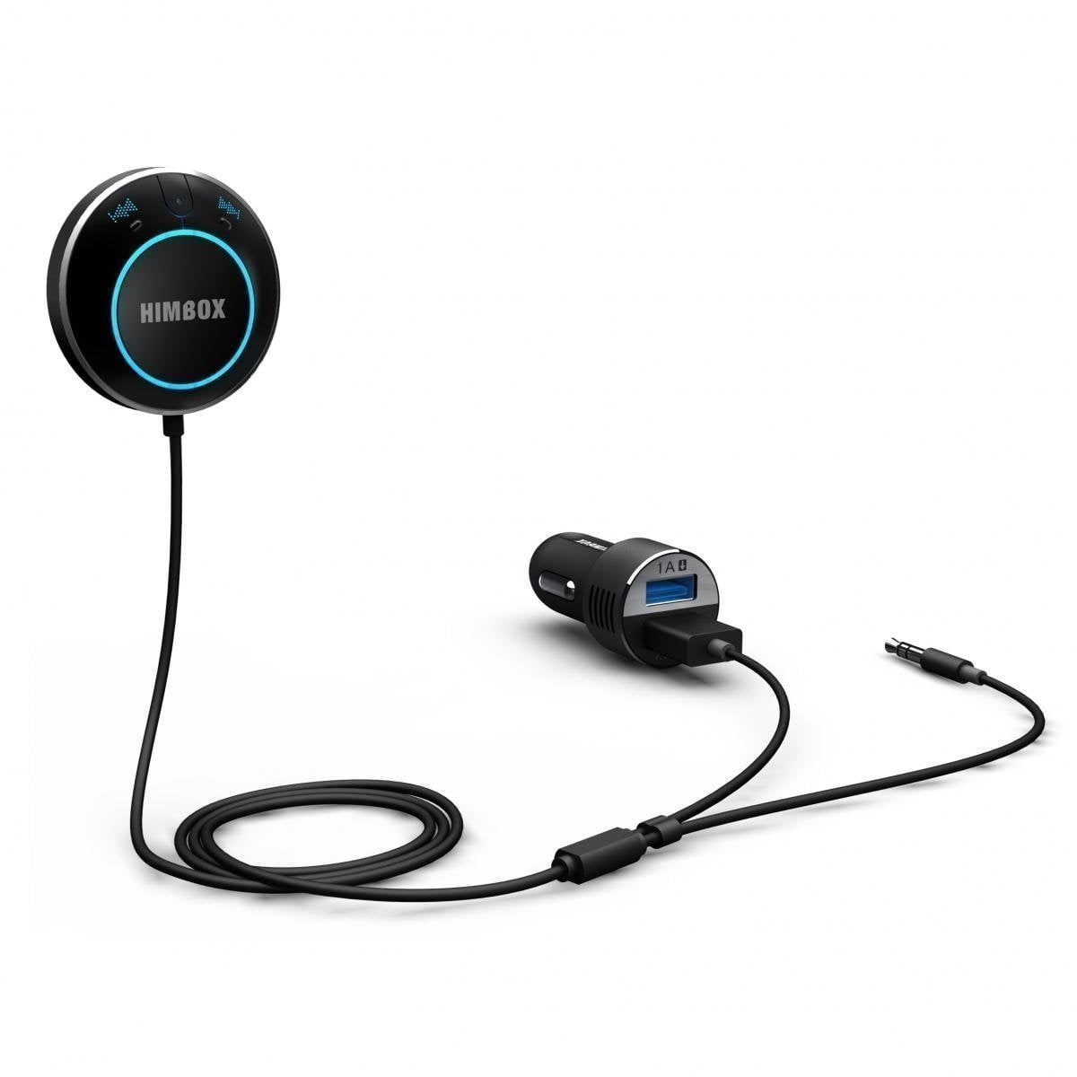 Kostume Bliv forvirret Donau iClever Bluetooth Hands-Free Car Kit with 3.5mm Aux Jack, Multi-Point  Access, Siri / Voice Activation, Dual USB Charger &amp; Magnetic Base,  Updated Aluminum Ring - Black - Walmart.com