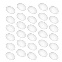 FELTECHELECTR Craft Glass Pieces Crystal Oval Piece 100Pcs 0.8In Thick