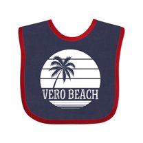Inktastic Vero Beach Florida Vacation Boys or Girls Baby Bib