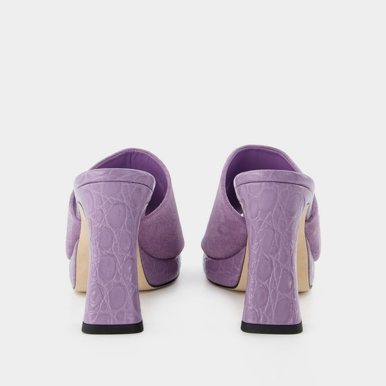 【関税込み】Beliz Mule - By Far - Purple - Leather By Far Beliz Mule - Purple - Leather Purple (Women's