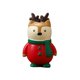 thumbnail image 4 of Adornos navideños de escritorio, muñecos artísticos de resina, figuritas de animales, decoración navideña para centro de mesa, chimenea, decoración de Rojo CUTICAT Estatuilla de felpa, 4 of 8