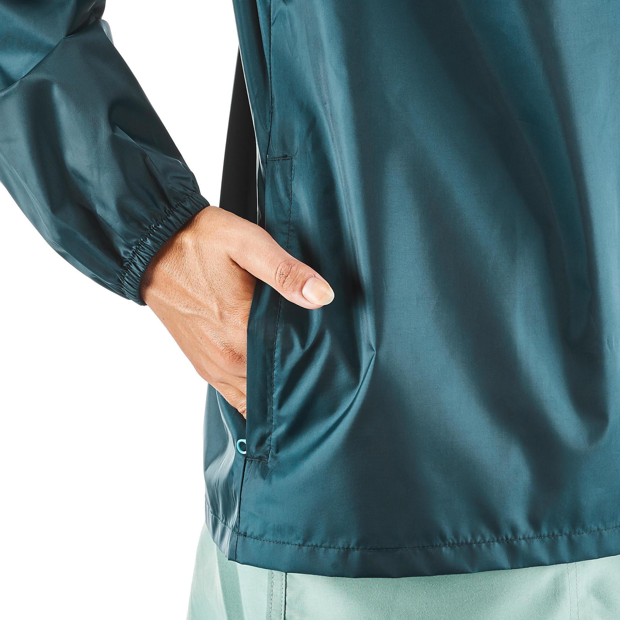 Buy Decathlon Raincut NH100, Waterproof Zip Hiking Rain Jacket, Women's