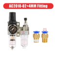 thumbnail image 1 of Compressor Air Filter,Pressure Regulator Trap Pneumatic Oil Water Separator Pump Manual Drainage Supply AC2010-02 ,Long Lasting, 1 of 7