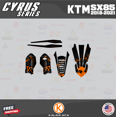 thumbnail image 4 of Kalair GFX Graphics Kit for Ktm 85SX SX85 (2018-2023) Cyrus Series, 4 of 5