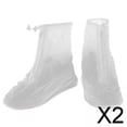 thumbnail image 1 of Paquete de 2 a 4 cubiertas para zapatos de lluvia, cubiertas impermeables plegables para zapatos para ciclismo y Camping 2 piezas, 1 of 8