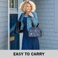 thumbnail image 4 of Sun and Planet Gothic Pattern Drawstring Insulated Lunch Bag for Women, Stain-Resistant Large Lunch Tote with Multi-Pockets for Work Office, 4 of 4