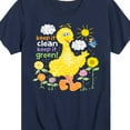 thumbnail image 3 of Sesame Street - Keep It Clean Keep It Green - Toddler and Youth Short Sleeve Graphic T-Shirt, 3 of 5