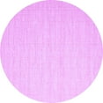 thumbnail image 1 of Ahgly Company Indoor Round Abstract Purple Contemporary Area Rugs, 6' Round, 1 of 4
