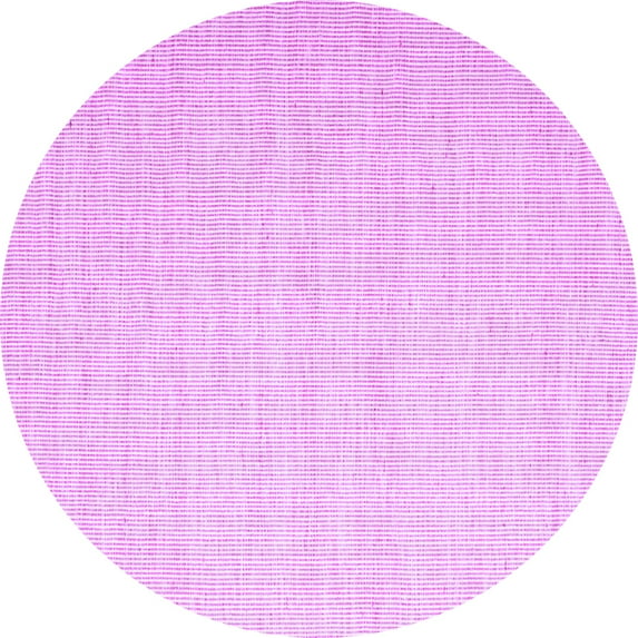 Ahgly Company Indoor Round Abstract Purple Contemporary Area Rugs, 6' Round