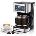 thumbnail image 1 of Aigostar Cafetera de goteo, Pantalla LCD, Filtro Reutilizable, Programable, Función Auto Limpieza (Descalcificación), Capacidad 1,8L(12 tazas), Función Mantener Caliente. Sin BPA, 1 of 8