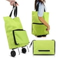 thumbnail image 2 of Shopping Trolley Bag, Reusable Portable Collapsible Shopping Bags, Foldable Shopping Cart with Wheels Grocery Bag Extra Large Utility Tote Bag for Travel Shopping Camp, 2 of 9