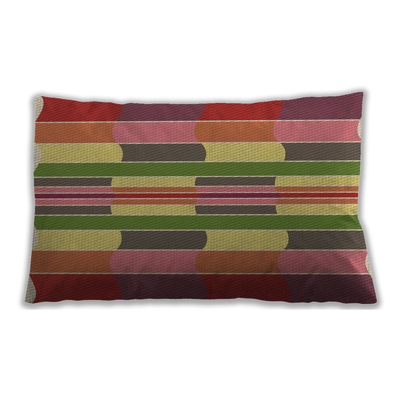 Ahgly Company Indoor Rectangular Contemporary Lumbar Throw Pillow, 13 inch by 19 inch