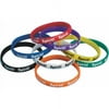 Flexible Silicone Spirit Bracelets, Pack of 24, Purple