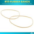 thumbnail image 4 of 1InTheOffice Rubber Band #19, Heavy Duty Rubber Bands, Beige, Size 19, 1640 Pack, 4 of 8