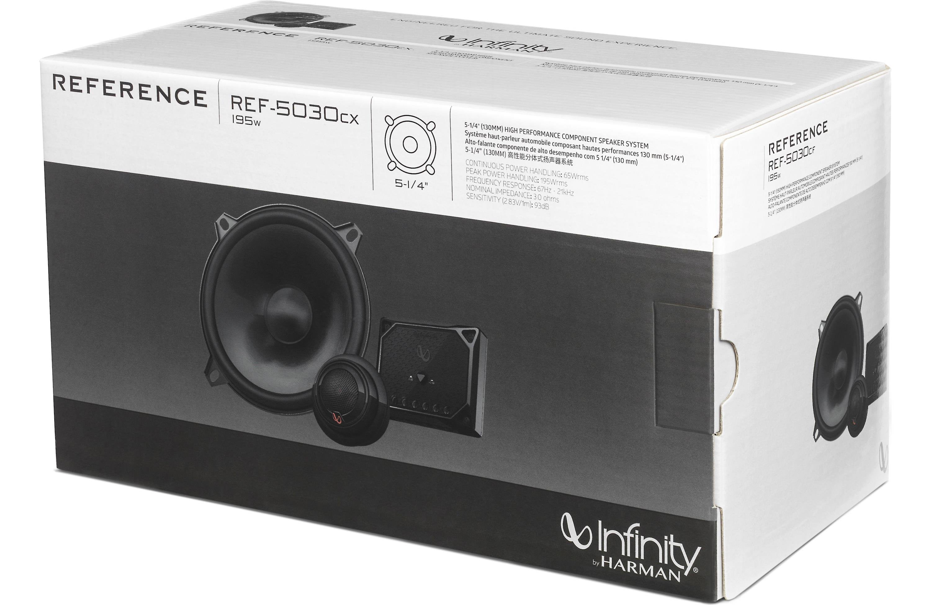 Infinity Audio Reference 5020CX 5.25 Inch Coaxial Car Speaker