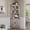 Grey, variant on 6-Tier Corner Storage Cabinet with Doors – Space-Saving Floor Shelf for Bathroom, Kitchen, Living Room, Multi-Purpose Organizer for Small Spaces