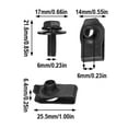 thumbnail image 2 of 01000000Car Body Bolts And U-Nut Clips M6 Screws For Honda For Accord Engine Under Cover Plastic And Metal Auto Fastener & Clip, 2 of 9