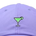 thumbnail image 2 of Dalix Margarita Embroidered Cap Cotton Baseball Cute Cool Dad Hat Womens in Lavender, 2 of 5