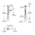 thumbnail image 4 of Mayne 580B00100 Newport Plus Mail Post Only, White, 4 of 4