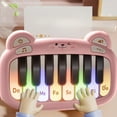 thumbnail image 1 of QIPOPIQ Piano de Poche Mini Piano Électronique Commutation en un Clic entre 3 Tonalités Différentes Touches Illuminées Instrument de Musique Portable Intéressant pour Voyage Maison Camping Extérieur, 1 of 7