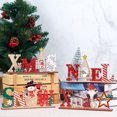 thumbnail image 5 of 1 pieza de decoraciones navideñas, decoraciones de letras de madera, decoraciones para festivales, oficinas, recepciones, decoraciones navideñas de madera (estilo 4), 5 of 5