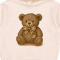 thumbnail image 3 of Inktastic Vintage Teddy Bear with Patch Toddler Hoodie, 3 of 4