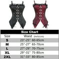 thumbnail image 2 of Miss Moly Steampunk Women Corset Bustier Lace Up Overbust Buckle Zip Lingerie Black, 2 of 3