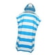 thumbnail image 2 of Toalla cambiante Microfibra Poncho con capucha Toalla con capucha Surf en la playa Toallas de secado rápido para adultos Playa Surf Piscina Vacaciones Azul, 2 of 8