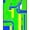 Green, Pattern 2, variant on ODIKA 4'x6' Machine Washable Non-Slip Area Rug, Lively Friendly Roadscape Visual High Traffic Rug, Green, 36555