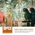 thumbnail image 2 of Shisuyan 1 Ensemble Cage à Oiseaux en Plastique Cage à Perroquet Cockatiel avec Poteau Debout Crochet Suspendu, 2 of 8