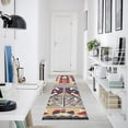 thumbnail image 5 of Tribal Style Patterns Bedroom Runner Rug 2'x 6' Non Slip Carpet Indoor Home Area Rug Living Room, 5 of 8