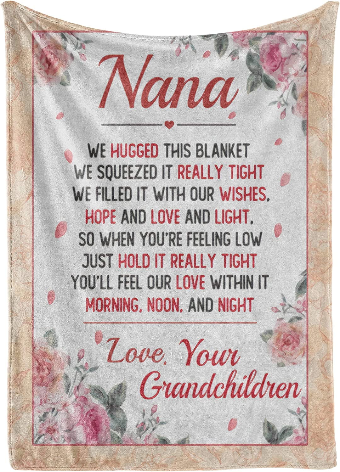 Blankets and Throws to My Nana Grandma Flannel Fleece Blankets for All