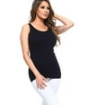 thumbnail image 3 of Women's Sleeveless Seamless Tank Top - Black, 3 of 7