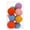 B, variant on mdesiwst Cat Toy Colorful Macaron Color Soft Cotton Velvet Plush Ball Safe Biting Scratching Silent Easy to Clean Cat Ball Toys